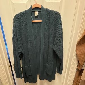 Emerald Green Soft Knit Cardigan
